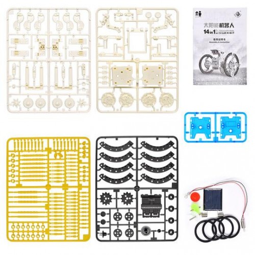 Robô 13 em 1 Energia Solar - Kit Robótica Educacional Robô 13 em 1 Energia Solar - Kit Robótica Educacional