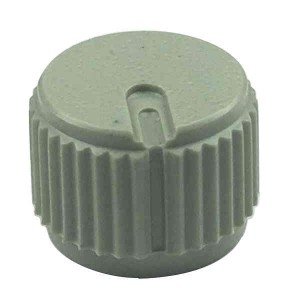 Knob AD-215 Cinza Para Eixo Estriado