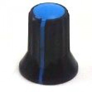 Knob AD-110 Azul Para Eixo Estriado Knob AD-110 Azul Para Eixo Estriado