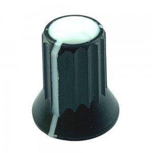 Knob AD-110 Branco Para Eixo Estriado