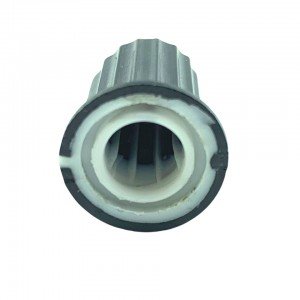 Knob AD-110 Branco Para Eixo Estriado Knob AD-110 Branco Para Eixo Estriado
