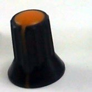 Knob AD-110 Laranja Para Eixo Estriado Knob AD-110 Laranja Para Eixo Estriado