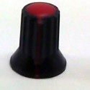 Knob AD-110 Vermelho Para Eixo Estriado Knob AD-110 Vermelho Para Eixo Estriado