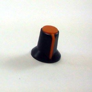 Knob AD-111 Laranja Para Eixo Estriado