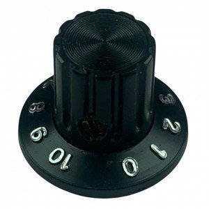 Knob AD-1426 Preto Numerado Com Parafuso