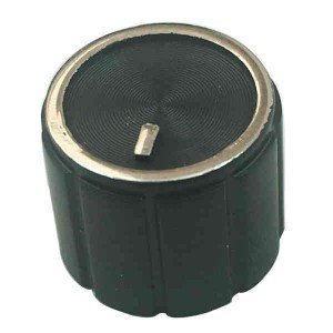 Knob AD-150 Preto Para Eixo Estriado