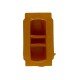 Knob AD-15F Laranja Deslizante Knob AD-15F Laranja Deslizante