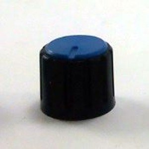Knob AD-198 Azul Sem Saia Indicadora Com Parafuso Knob AD-198 Azul Sem Saia Indicadora Com Parafuso