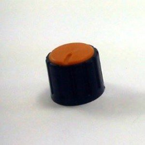 Knob AD-198 Laranja Sem Saia Indicadora Com Parafuso Knob AD-198 Laranja Sem Saia Indicadora Com Parafuso