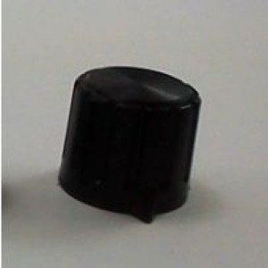 Knob AD-198 Preto Com Saia Indicadora Com Parafuso Knob AD-198 Preto Com Saia Indicadora Com Parafuso