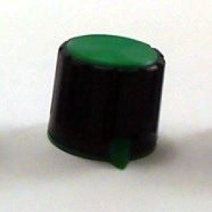 Knob AD-198 Verde Com Saia Indicadora Com Parafuso Knob AD-198 Verde Com Saia Indicadora Com Parafuso