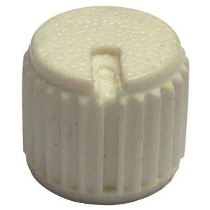 Knob AD-205 Branco Para Eixo Estriado Knob AD-205 Branco Para Eixo Estriado