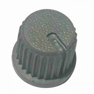 Knob AD-208 Cinza Para Eixo Estriado Knob AD-208 Cinza Para Eixo Estriado