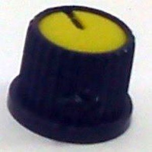Knob AD-209 Amarelo Com Parafuso Knob AD-209 Amarelo Com Parafuso