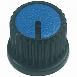 Knob AD-209 Azul Para Eixo Estriado Knob AD-209 Azul Para Eixo Estriado