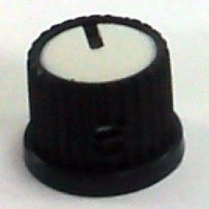 Knob AD-209 Branco Com Parafuso Knob AD-209 Branco Com Parafuso