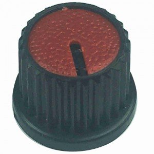 Knob AD-209 Vermelho Para Eixo Estriado