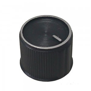 Knob AD-217V Preto Com Parafuso