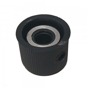 Knob AD-217V Preto Com Parafuso