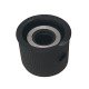 Knob AD-217V Preto Com Parafuso Knob AD-217V Preto Com Parafuso