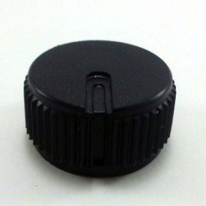 Knob AD-235 Preto Com Parafuso