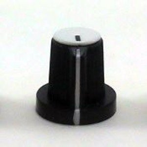 Knob AD-23N Branco Para Eixo Estriado