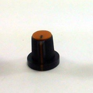 Knob AD-23N Laranja Para Eixo Estriado