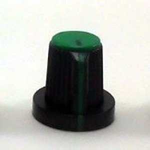 Knob AD-23N Verde Para Eixo Estriado