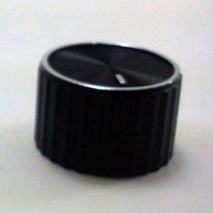 Knob AD-258 Preto Com Parafuso