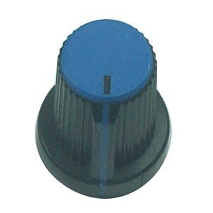 Knob AD-33 Azul Para Eixo Estriado Knob AD-33 Azul Para Eixo Estriado