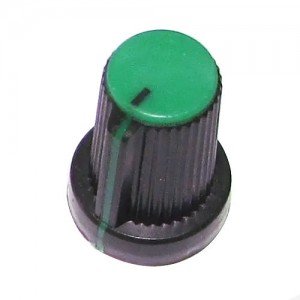 Knob AD-33 Verde Para Eixo Estriado Knob AD-33 Verde Para Eixo Estriado