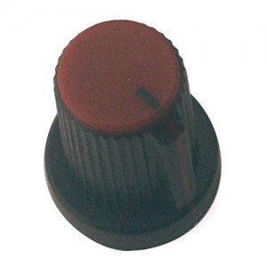 Knob AD-33 Vermelho Para Eixo Estriado Knob AD-33 Vermelho Para Eixo Estriado