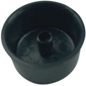 Knob AD-40mm Preto Para Eixo Estriado Knob AD-40mm Preto Para Eixo Estriado