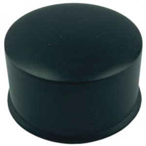 Knob AD-40mm Preto Para Eixo Estriado