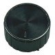 Knob AD-523 Preto Com Parafuso