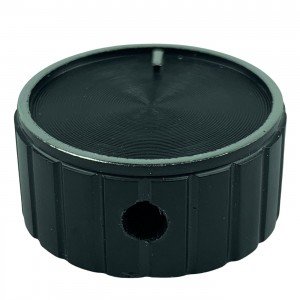 Knob AD-523 Preto Com Parafuso