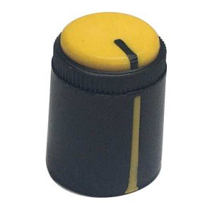 Knob AD-BOSS Amarelo Para Eixo Estriado