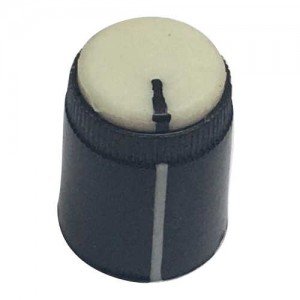 Knob AD-BOSS Branco Para Eixo Estriado