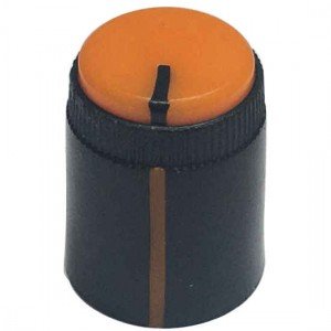 Knob AD-BOSS Laranja Para Eixo Estriado