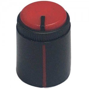 Knob AD-BOSS Vermelho Para Eixo Estriado