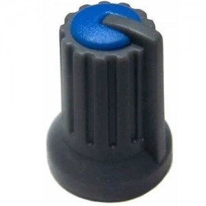 Knob Azul Para Eixo Estriado KA481