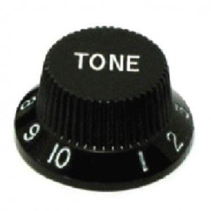 Knob De Tonalidade Preto Para Guitarra/Violão Knob De Tonalidade Preto Para Guitarra/Violão
