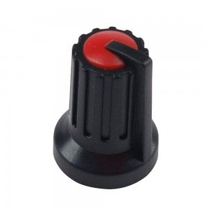 Knob Vermelho Para Eixo Estriado KA481