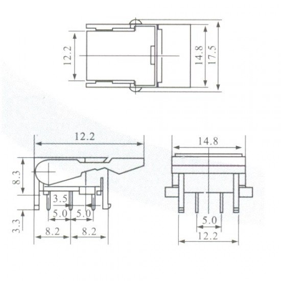 Chave Micro Switch KW9 Chave Micro Switch KW9
