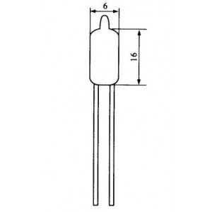 Lampada Neon NE2 6x16mm Lampada Neon NE2 6x16mm