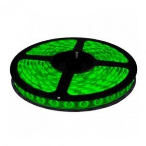 Rolo Com 5m De Fita De Led SMD 3528 A Prova D'agua Verde IP65