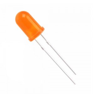 Led Laranja Difuso 5mm Led Laranja Difuso 5mm