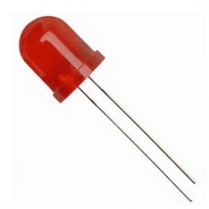 Led Vermelho Difuso 10mm Led Vermelho Difuso 10mm