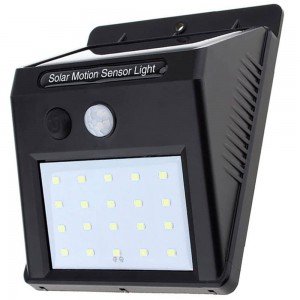 Luminária Solar Para Parede Com Sensor de Presença Luminária Solar Para Parede Com Sensor de Presença