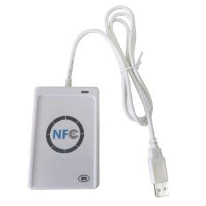 Leitor e Gravador NFC RFID 13.56MHz ACR122U Mifare NTag Leitor e Gravador NFC RFID 13.56MHz ACR122U Mifare NTag